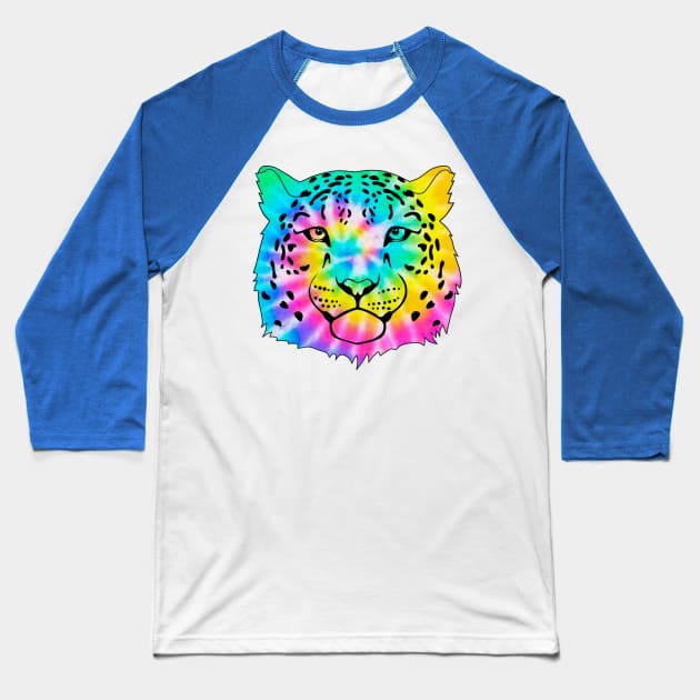 Tie Dye Tiger Baseball T-Shirt by Africanob